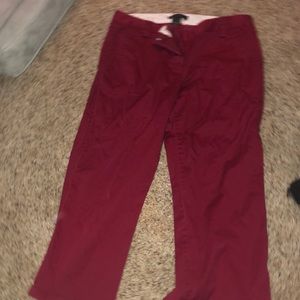 2016 The Limited Stretch Maroon Pants